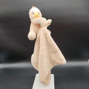 Kelly Toys Beige Duck Plush Security Blanket Lovey‎ Baby Snuggle Toy Nursery